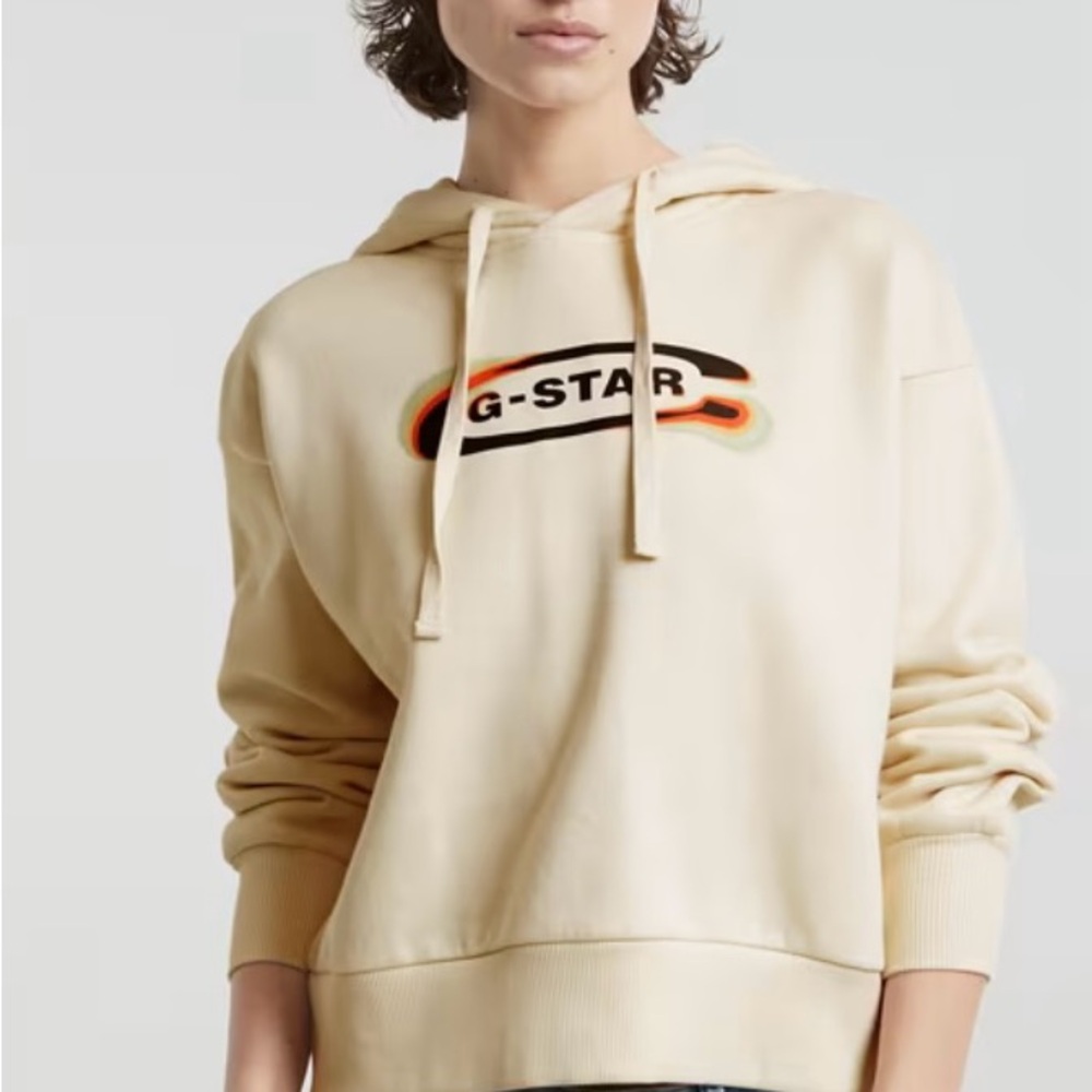G-Star Women's Cream Hoodie